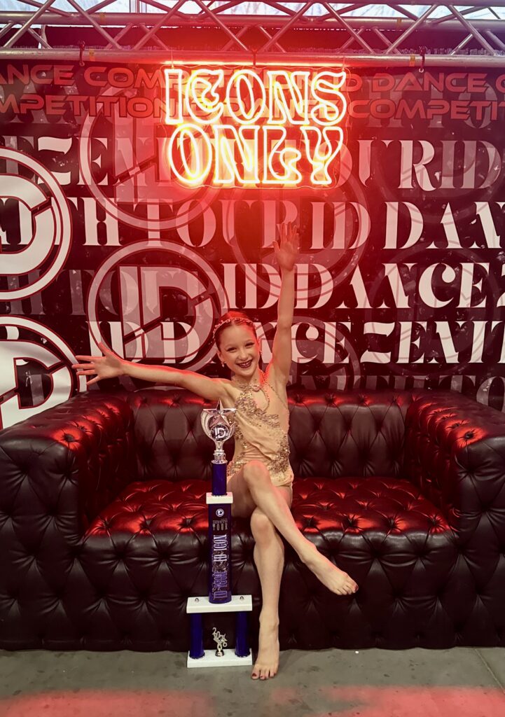 Studio A dancer performing on stage